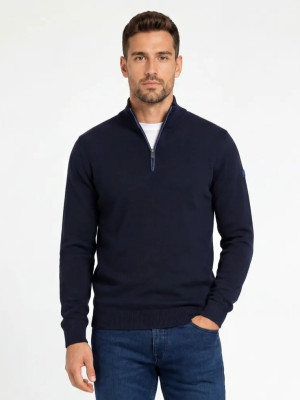 Leinster Club 1879 Leinster Quarter Zip Knit - Navy