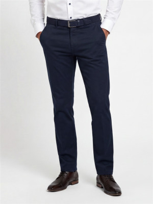 Marco Capelli Classic Regular Fit Trousers - Navy