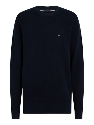 Tommy Hilfiger Essential Structure Crew Neck - Navy