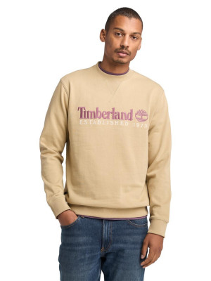 Timberland Embroidered Logo Sweat - Stone