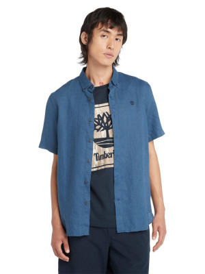 Timberland Mill Brook Linen Shirt - Blue