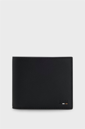 Boss Ray 8 Card Leather Wallet - Black