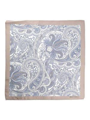 Marco Capelli Paisley Silk Pocket Square