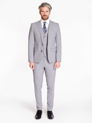 Marco Capelli Plain 3 Piece Suit - Grey