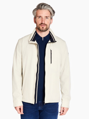 Marco Capelli Valencia Bomber Jacket - Stone