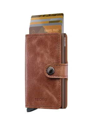 Secrid Premium Miniwallet - Cognac