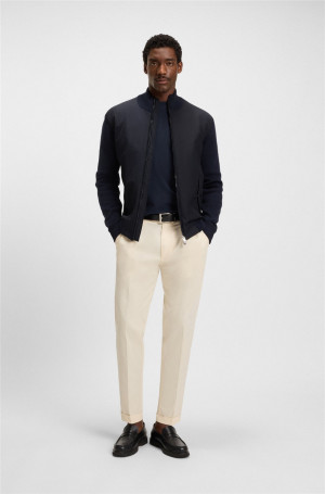 Boss Ibaio Full Zip Hybrid Jacket - Navy