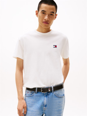 Tommy Jeans Badge T-Shirt - Ecru
