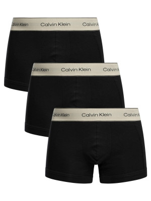 Calvin Klein 3 Pack Trunk - Black