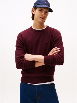 Tommy Hilfiger Pima Cotton Cashmere Crew Neck - Red
