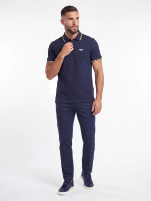 Barbour Fielding Tailored Polo - Navy