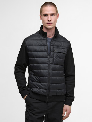 Barbour International Heysham Quilted Sweat - Black