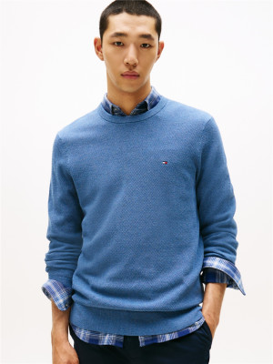 Tommy Hilfiger Essential Crew Neck Sweater - Blue