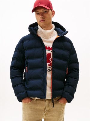 Tommy Hilfiger Tech Heat Seal Puffer Jacket - Navy