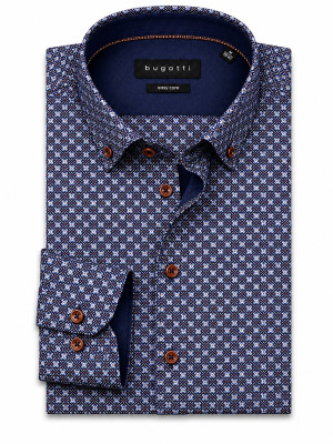 Bugatti Easy Care Shirt - Navy