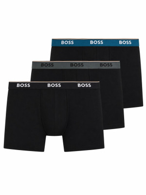 Boss 3 Pack Power Boxer Brief - Black