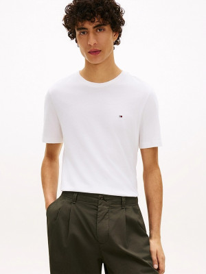 Tommy Hilfiger Stretch Slim Fit T-Shirt - White