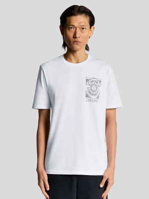 LYLE & SCOTT Sunshine Graphic T-Shirt - White