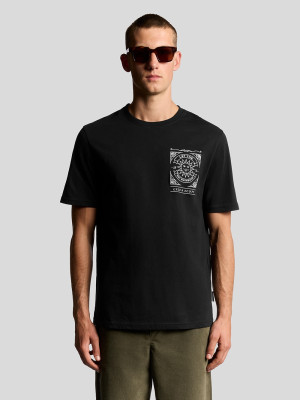 LYLE & SCOTT Sunshine Graphic T-Shirt - Black