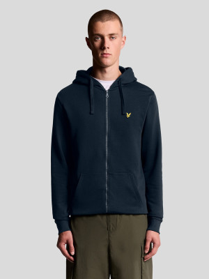 LYLE & SCOTT Zip Through Hoodie - Navy