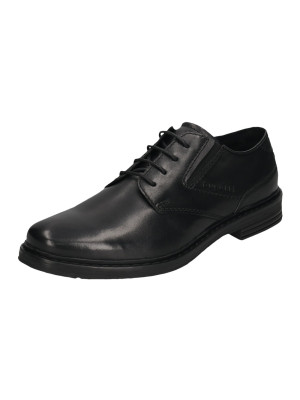 Bugatti Rigalo Leather Lace Up Shoe - Black