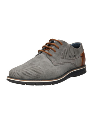 Bugatti Simon Suede Lace Up Shoe - Grey
