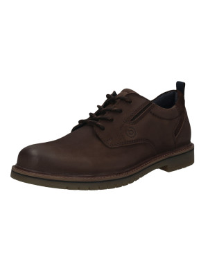 Bugatti Barton Leather Lace Up Shoe - Brown