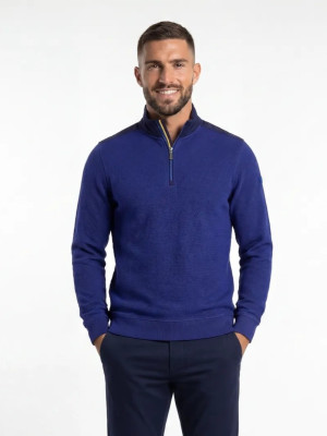 Leinster Club 1879 Leinster Quarter Zip Sweatshirt - Blue