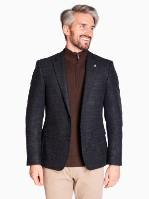 Marco Capelli Check Blazer - Green