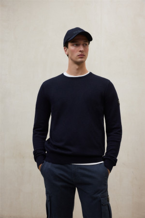 Ecoalf Bayona Crew Neck Sweater - Navy