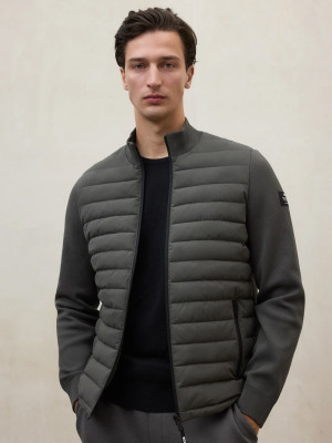 Ecoalf Meru Hybrid Full Zip - Grey