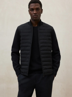 Ecoalf Meru Hybrid Full Zip - Black