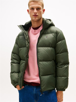 Tommy Jeans Essential Down Jacket - Green