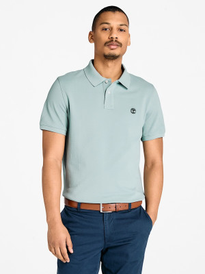 Timberland Millers River Pique Polo - Blue