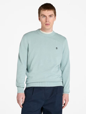 Timberland Williams River Cotton Crew Neck Sweater - Blue