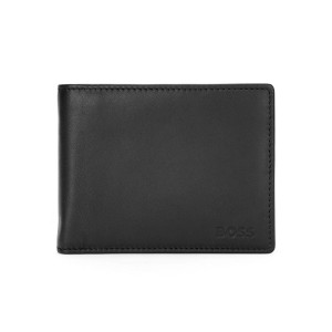 Boss Assolo Leather Wallet - Black