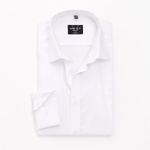 Marvelis Body Fit Easy Iron Shirt - White