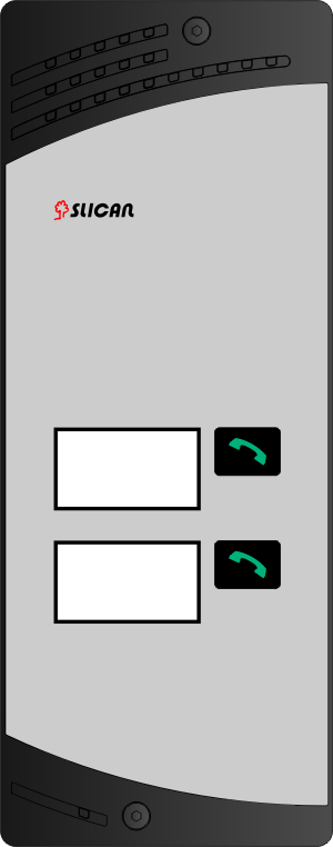 Bramofon DPH dwuprzyciskowy