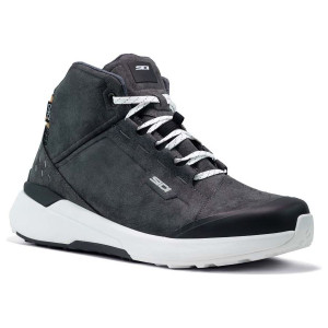 Sidi Nucleus Suede WP Motorradschuhe schwarz-weiß Gr. 46