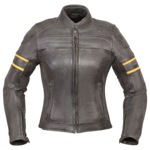 Modeka Iona Lady Jacke Schwarz Gelb Gr. 42