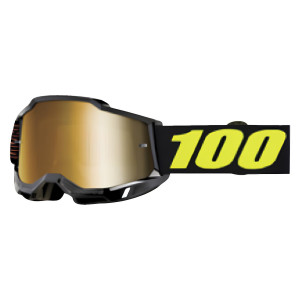 100% Accuri 2 Extra MTB Moto Brille Fairbanks gold verspiegelt