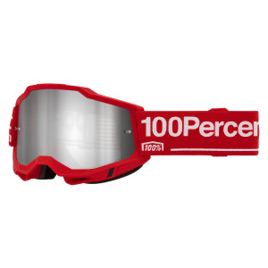 100% Accuri 2 Extra MTB Moto Brille Wolg silber verspiegelt