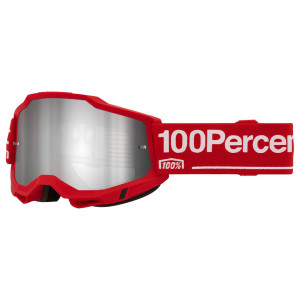 100% Accuri 2 Extra MTB Moto Brille Wolg silber verspiegelt