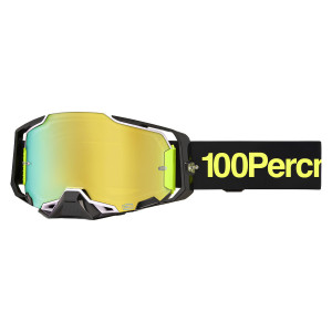 100% Armega Extra Cross BMX Brille Orban gold verspiegelt