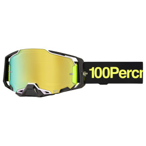 100% Armega Extra Cross BMX Brille Orban gold verspiegelt