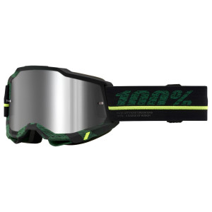 100% Accuri 2 Extra MTB Moto Brille Overlord Gläser silber verspiegelt