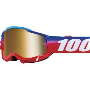 100% Accuri 2 Extra MTB Moto Brille Unity Gläser gold verspiegelt