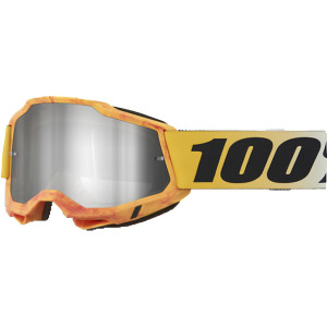 100% Accuri 2 Extra MTB Moto Brille Razza Gläser silber verspiegelt
