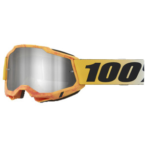 100% Accuri 2 Extra MTB Moto Brille Razza Gläser silber verspiegelt