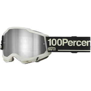 100% Accuri 2 Extra MTB Moto Brille Glow Gläser rot blau verspiegelt